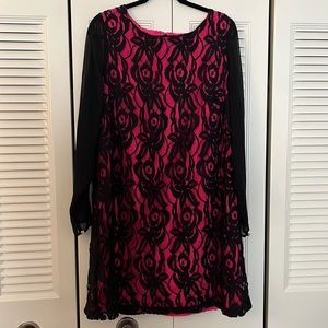 Beautiful lace overlay dress size 18W